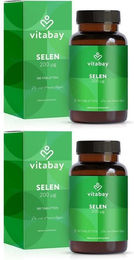Vitabay Selen Natriumselenit Tabletten 200 µg 180 Stück – Bild 1 von 4