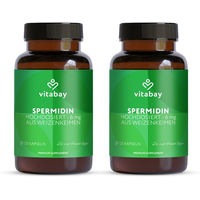 Produktbild von Vitabay Spermidin 6 mg Kapseln vegan laktosefrei 240 Stück