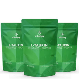 Vitabay Taurin Pulver vegan ohne Zusatzstoffe 3kg – Bild 1 von 2