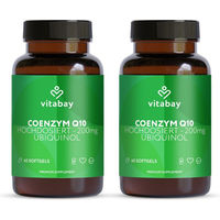 Produktbild von Vitabay Ubiquinol Coenzym Q10 200 mg Kapseln vegan und glutenfrei 60 Stück