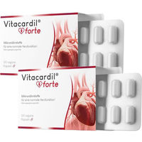 Produktbild von Vitabay Vitacardil Forte Kapseln vegan laktosefrei und glutenfrei
