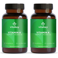 Produktbild von Vitabay Vitamin A 10000 IE Kapseln vegan 240 Stück