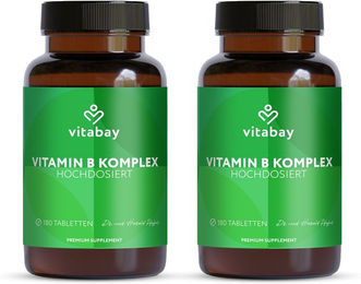 Vitabay Vitamin B Komplex Tabletten vegan 360 Stück – Bild 1 von 2