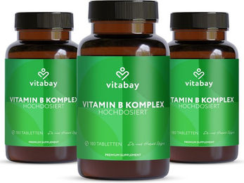 Vitabay Vitamin B Komplex Tabletten vegan – Bild 1 von 2