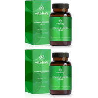 Produktbild von vitabay Vitamin C 1000 mg gepuffert mit Bioflavonoiden Tabletten vegan 200 Stück