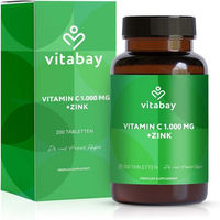 Produktbild von vitabay Vitamin C und Zink gepuffert 1000 mg mit Bioflavonoiden vegan Tabletten 200 Stück