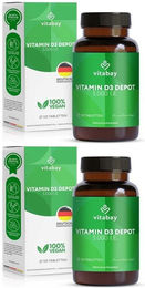 vitabay Vitamin D3 Depot 5000 I.E. Tabletten vegan 120 Stück – Bild 1 von 1