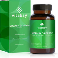 Produktbild von Vitabay Vitamin D3 Depot 5000 IE Kapseln vegan ohne Zusatzstoffe 500 Stück