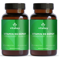Produktbild von Vitabay Vitamin D3 Hochdosiert 50.000 IE Vegan 240 Tabletten