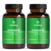 Produktbild von Vitabay Vitamin K2 MK-7 200 µg Tabletten 480 Stück vegan hochdosiert