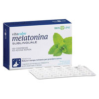 Produktbild von VitaCalm Melatonin 120 sublinguale Tabletten glutenfrei und laktosefrei
