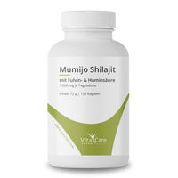 Produktbild von VitaCare Mumijo Shilajit Kapseln, 120 Stück, vegan, laktosefrei und glutenfrei