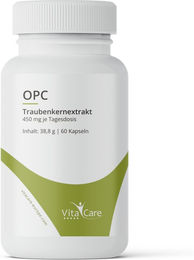 VitaCare OPC Traubenkernextrakt Kapseln vegan laktosefrei glutenfrei ohne Zusatzstoffe 60 Stück – Bild 1 von 3
