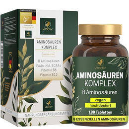 Vitactiv Aminosäuren Komplex EAA vegan Presslinge 180 Stück – Bild 1 von 6
