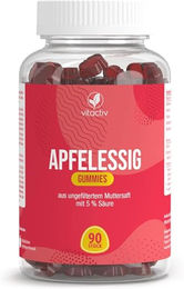 Vitactiv Apfelessig Gummies vegan und zuckerfrei mit Essigmutter – Bild 1 von 5