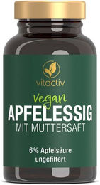Vitactiv Apfelessig Kapseln vegan ohne Zusatzstoffe – Bild 1 von 3