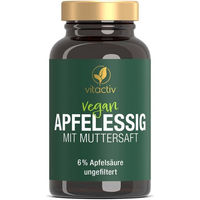 Produktbild von Vitactiv Apfelessig Kapseln vegan ohne Zusatzstoffe