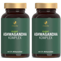 Produktbild von Vitactiv Ashwagandha Komplex Vegan 180 Kapseln