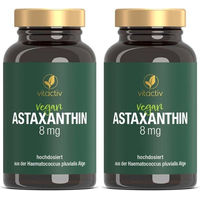 Produktbild von Vitactiv Astaxanthin 8 mg vegane Kapseln ohne Zusatzstoffe 60 Stück