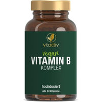 Produktbild von VITACTIV B-Komplex Anti-Stress-Komplex mit Cholin und Inositol hochdosiert vegan 60 Tabletten