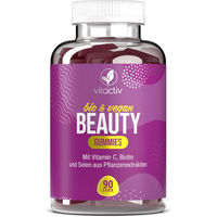 Produktbild von Vitactiv Bio Beauty Gummies mit Zink, Biotin und Selen vegan