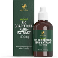 Produktbild von Vitactiv Bio Grapefruit-Kern-Extrakt Tropfen Vegan ohne Zusatzstoffe