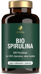 Vitactiv Bio Spirulina Tabletten vegan ohne Zusatzstoffe – Bild 1 von 2