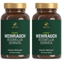 Produktbild von Vitactiv Boswellia Weihrauch Kapseln vegan laktosefrei zuckerfrei 240 Stück