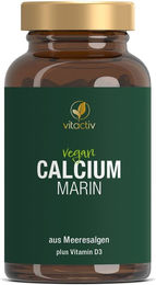 Vitactiv Calcium Marin mit Algenkalk Sango vegan Kapseln 60 Stück – Bild 1 von 3