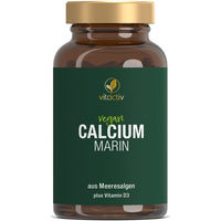 Produktbild von Vitactiv Calcium Marin mit Algenkalk Sango vegan Kapseln 60 Stück