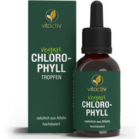 Produktbild von Vitactiv Chlorophyll Folsäure Tropfen vegan für Erwachsene