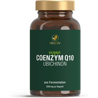 Produktbild von vitactiv Coenzym Q10 Ubichinon 200 mg Kapseln ohne Zusatzstoffe