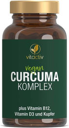 Vitactiv CURCUMA Complex 400 Kapseln vegan glutenfrei laktosefrei 60 Stück – Bild 1 von 3