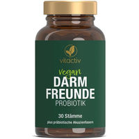 Produktbild von vitactiv Darm Freunde Probiotika Kapseln vegan für Erwachsene 60 Kapseln