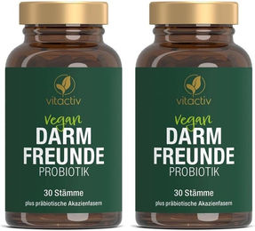 vitactiv Darm Freunde Probiotika Kapseln vegan für Erwachsene 60 Kapseln – Bild 1 von 1
