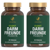 Produktbild von vitactiv Darm Freunde Probiotika Kapseln vegan für Erwachsene 60 Kapseln