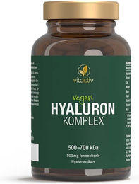 Vitactiv Hyaluron Komplex Beauty-Kollagen-Kombi mit Vitaminen und Spurenelementen vegane Kapseln für Erwachsene – Bild 1 von 2