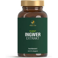 Produktbild von Vitactiv Ingwer Extrakt Kapseln vegan für Erwachsene