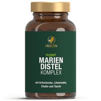 Produktbild von Vitactiv Mariendistel Complex 120 Kapseln Vegan