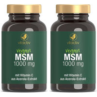 Produktbild von Vitactiv MSM 1000 mit Vitamin C Tabletten vegan für Erwachsene 120 Stück