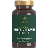 Produktbild von Vitactiv Multivitamin Komplex Tabletten vegan ohne Zusatzstoffe