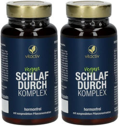 Vitactiv Schlaf durch Komplex Hormonfrei Kombipräparat 120 Kapseln – Bild 1 von 1