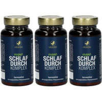 Produktbild von Vitactiv Schlaf durch Komplex Hormonfrei Kombipräparat 180 Kapseln