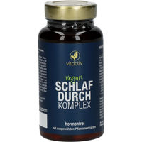 Produktbild von Vitactiv Schlafdurch Komplex Hormonfrei Kombipräparat 60 Kapseln