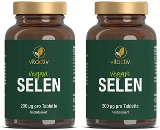 Vitactiv Selen Natriumselenit 200 µg Tabletten vegan – Bild 1 von 2
