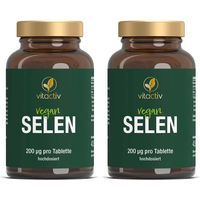 Produktbild von Vitactiv Selen Natriumselenit 200 µg Tabletten vegan