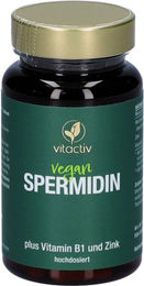 vitactiv Spermidin Kapseln vegan ohne Zusatzstoffe 60 Stück – Bild 1 von 2
