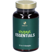 Produktbild von vitactiv Vegan Essentials 13-in-1-Komplex Kapseln mit Vitaminen und Mineralstoffen vegan