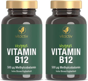 vitactiv Vitamin B12 Tabletten vegan für Senioren 180 Stück – Bild 1 von 2