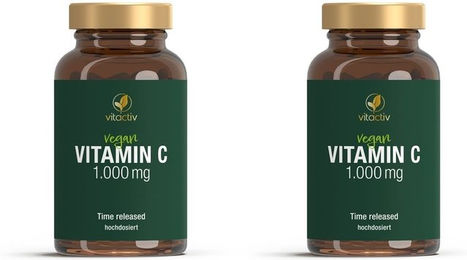 Vitactiv Vitamin C Ascorbinsäure 1000 mg Tabletten für Erwachsene – Bild 1 von 1
